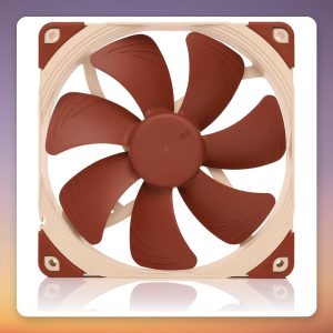 Noctua NF-A14 PWM 140 mm Case Fan, 4-Pin PWM, 300-1500 RPM