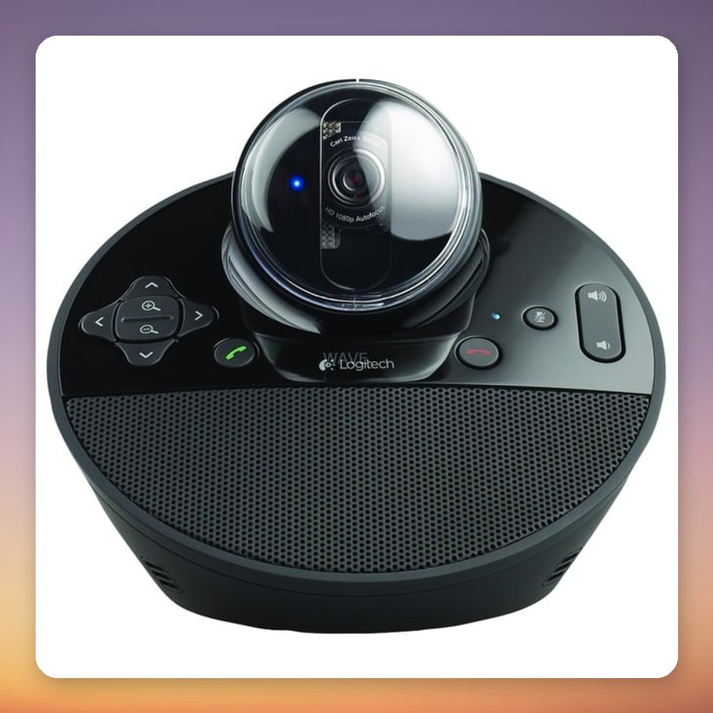 Logitech BCC950 ConferenceCam 1080p USB Webcam with Speakerphone, Black