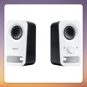 Logitech Z150 2.0 Stereo PC Speakers, White, 6 W Peak Power