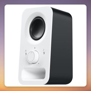 Logitech Z150 2.0 Stereo PC Speakers, White, 6 W Peak Power