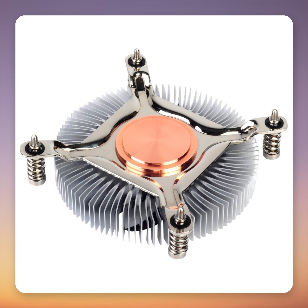 Silverstone Nitrogon NT07-115X 80 mm Low-Profile CPU Cooler, 23 mm Height, 65 W TDP – image 4