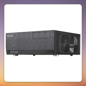 Silverstone GD09B HTPC Case, ATX, 7 Expansion Slots, Black