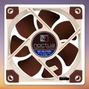 Noctua NF-A8 PWM 80 mm Case Fan, 4-Pin PWM, 450-2,200 RPM