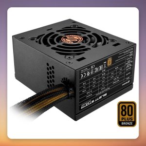 Sharkoon SilentStorm SFX Bronze 450W 80 PLUS Bronze SFX PSU, Black