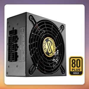 Sharkoon SilentStorm SFX Gold 500W 80 PLUS Gold SFX-L PSU, Black