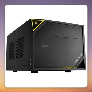 Sharkoon SHARK ZONE C10 Mini-ITX Mini Tower Case, Black