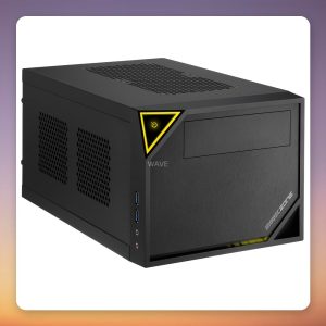 Sharkoon SHARK ZONE C10 Mini-ITX Mini Tower Case, Black
