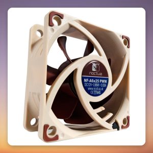 Noctua NF-A6x25 PWM 60 mm Case Fan, 3000 RPM, SSO2 Bearing