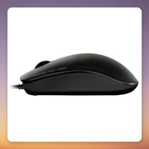 Cherry MC 1000 Wired Optical Mouse, 1200 DPI, USB, Black