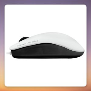 Cherry MC 1000 Wired Optical Mouse, 1200 DPI, USB, White