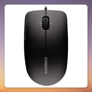 Cherry MC 2000 Wired Optical Mouse, 1600 DPI, Tilt-Wheel, Black