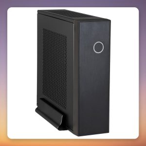 Chieftec IX-03B-OP Mini-ITX HTPC Case, Black, 3 L Aluminium