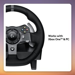 Logitech G920 Driving Force Racing Wheel with Pedals, Xbox Series X|S, Xbox One & PC
