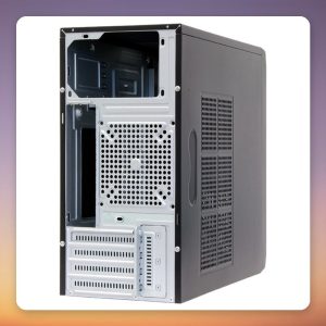 Chieftec HT-01B-OP Mini Tower Case, ยตATX, Black, 4 Expansion Slots