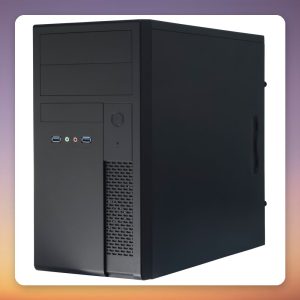 Chieftec XT-01B-OP Midi Tower Case, Black, Micro-ATX