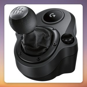 Logitech Driving Force Shifter 6+R H-Pattern Gear Shifter, Black