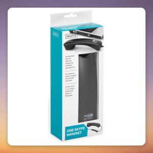Digitus USB Telephone Receiver DA-70772, Black, Mono, 1.8 m Cable