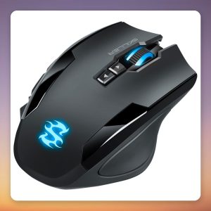 Sharkoon SKILLER SGM1 Wired RGB Gaming Mouse, 10,800 DPI, 12 Buttons, Black