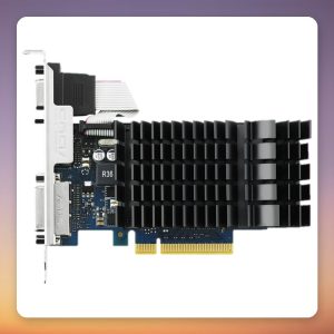 Asus GeForce GT 730 2 GB GDDR5 Passive Graphics Card (HDMI, DVI-D, VGA)