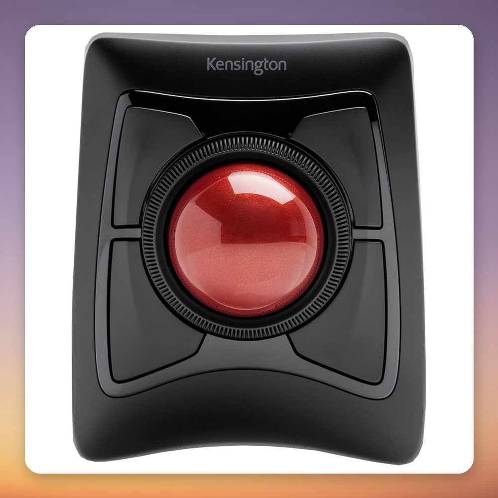 Kensington Expert Mouse Wireless Trackball, Black, Bluetooth 4.0 LE and 2.4 GHz