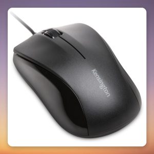 Kensington ValuMouse Wired Optical Mouse, 1000 dpi, Silent Click, Ambidextrous