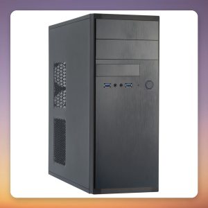 Chieftec HQ-01B-OP Midi Tower ATX PC Case, Black, 2x USB 3.2 Gen 1