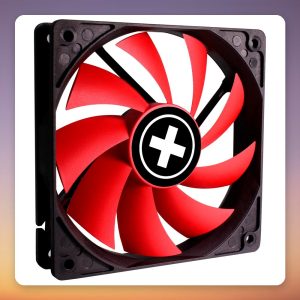 Xilence Performance C Series XF039 120 mm Case Fan, Black/Red, Hydro Bearing, PWM