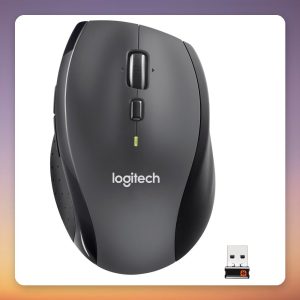 Logitech M705 Marathon Wireless Laser Mouse, 2.4 GHz, 1000 DPI, Anthracite
