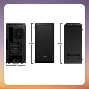 Be quiet! Pure Base 600 Window Midi Tower ATX Case, Black, Tinted Glass