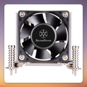 SilverStone Argon AR09-115XS 60 mm Single Tower CPU Cooler, 3 Heatpipes, Intel LGA 115x/1200