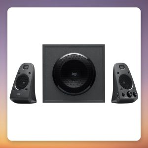 Logitech Z625 THX 2.1 PC Speaker System, 200W RMS, Optical and 3.5 mm Inputs, Black