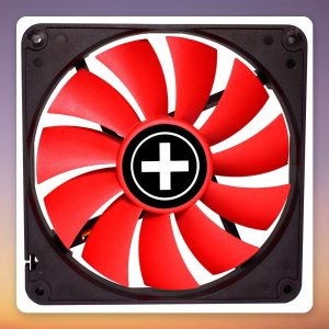 Xilence Performance C Series 140 mm Case Fan, Black/Red, 900 RPM, 20 dB, Hydro Bearing