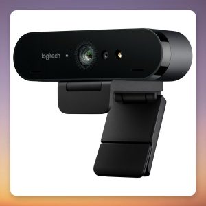 Logitech BRIO 4K Ultra HD Webcam with HDR and Windows Hello, Black