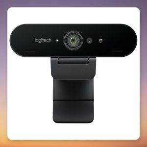 Logitech BRIO 4K Ultra HD Webcam with HDR and Windows Hello, Black