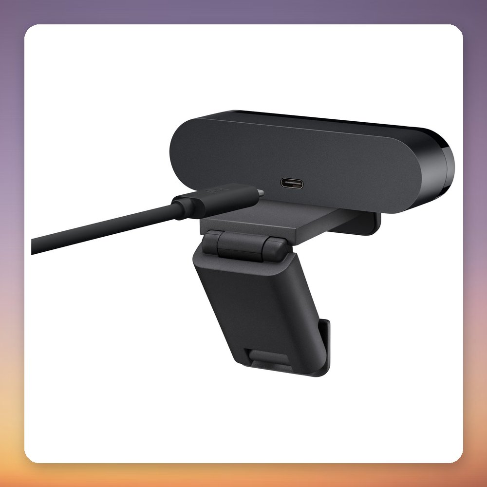 Logitech BRIO 4K Ultra HD Webcam with HDR and Windows Hello, Black – image 3