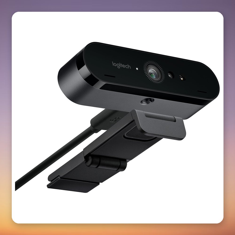 Logitech BRIO 4K Ultra HD Webcam with HDR and Windows Hello, Black – image 4