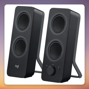 Logitech Z207 2.0 Bluetooth PC Speakers, 10W RMS, Black