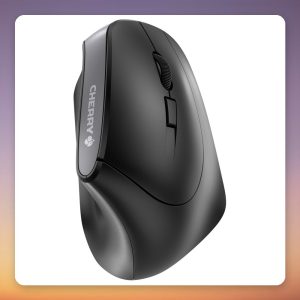 Cherry MW 4500 Wireless Vertical Ergonomic Mouse, 1200 DPI, Black
