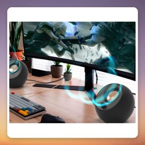 Creative Pebble 2.0 USB-Powered PC Speakers, Black, 3.5 mm Line-In