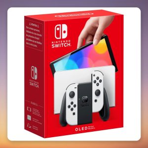 Nintendo Switch OLED Model 64 GB Handheld Console, White