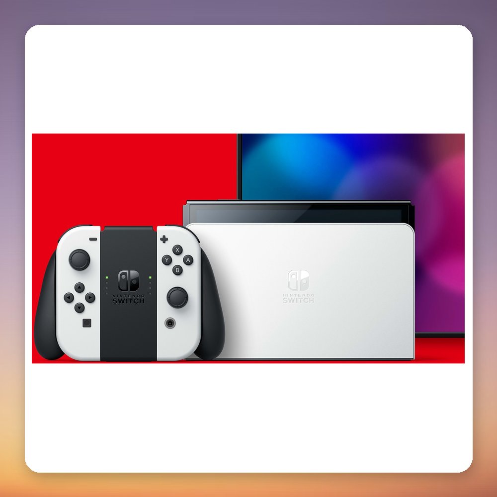 Nintendo Switch OLED Model 64 GB Handheld Console, White – image 3