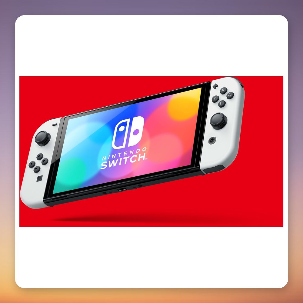 Nintendo Switch OLED Model 64 GB Handheld Console, White – image 4