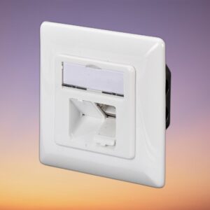 Digitus CAT 6 Data Connection Socket with 2x RJ-45 Ports