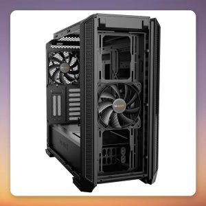 be quiet! Silent Base 601 Midi Tower Case, Black, E-ATX, 2x 140 mm Fans