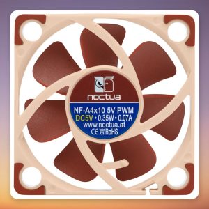 Noctua NF-A4x10 5V PWM 40 mm Case Fan, 5000 RPM, SSO2 Bearing