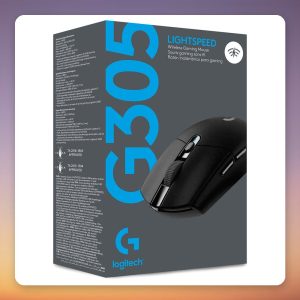Logitech G305 LIGHTSPEED 12,000 DPI Wireless Gaming Mouse, Black