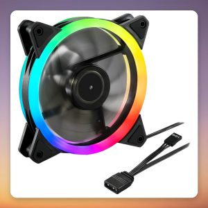 Sharkoon SHARK Blades RGB 120 mm Case Fan, 1200 RPM, Black