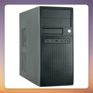 Chieftec Mesh CG-04B-OP ATX Midi Tower Case, Black, Mesh Front