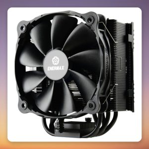 Enermax ETS-T50 AXE Silent Edition 140 mm Single Tower CPU Cooler, 230W TDP