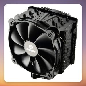 Enermax ETS-T50 AXE Silent Edition 140 mm Single Tower CPU Cooler, 230W TDP